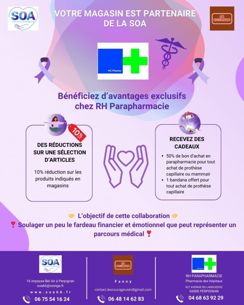 parapharmacie RH à Perpignan, partenaire SOA