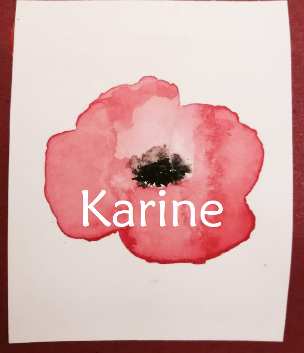 PS Karine – Photo fleur rouge