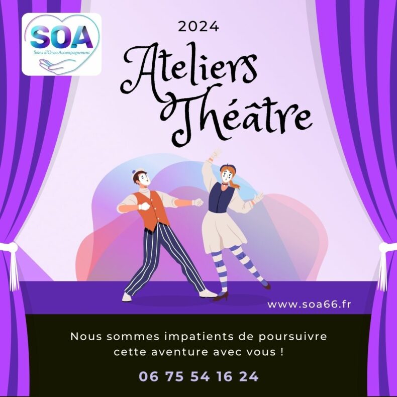 ateliers théâtre 2024 à Perpignan avec la SOA